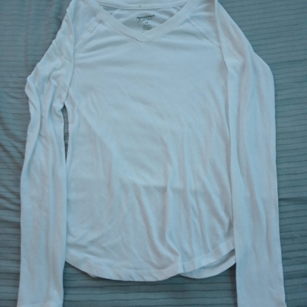 Arizona Jean Co. White Long Sleeve Shirt